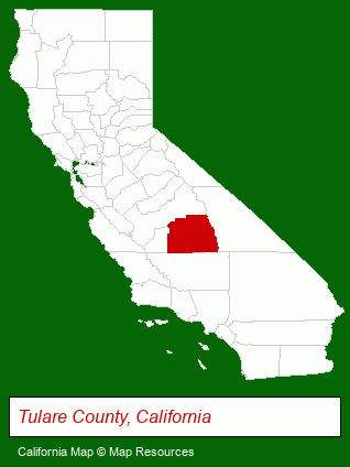 California map, showing the general location of Westlake Village