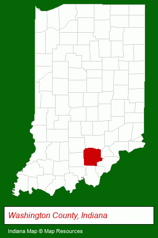 Indiana map, showing the general location of Day CO Realtors