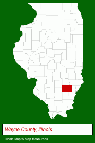 Illinois map, showing the general location of Hometown Realty